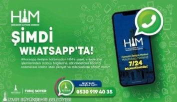 İzmir Büyükşehir Belediyesi artık WhatsApp’ta