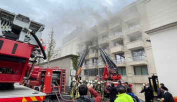 Çırağan Sarayı'nda yangın