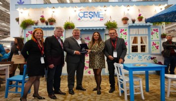 En iyi stant ödülü Travel Turkey’de fark yaratan Çeşme’nin