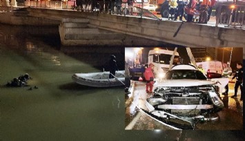 Kontrolden çıkan otomobil çaya uçtu: 1 can kaybı, 3 yaralı  