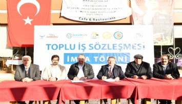 Çiğli'de toplu iş sözleşmesi görüşmeleri mutlu bitti