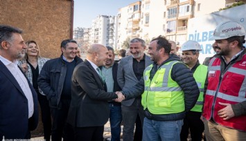 Başkan Soyer Bayraklı'daki çalışmaları inceledi