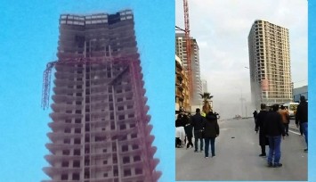 Bornova’da otel inşaatında kule vinci devrildi: 5 can kaybı, 2 yaralı var
