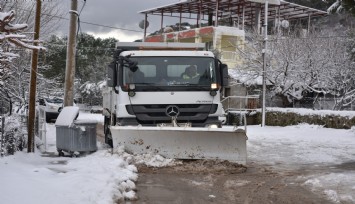 Bornova’da kar alarmı