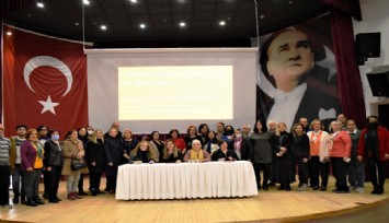 Bornova’da kadına yönelik şiddete karşı bildiri                  