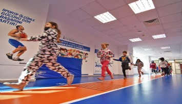 Roman çocuklara ille de spor olsun