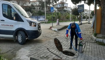 Menderes Belediyesinden ilaçlama seferberliği