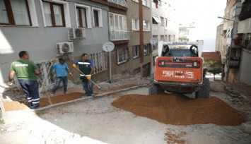 Konak Belediyesinden yol çalışması atağı