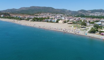 Menderes sahilleri yaza hazır