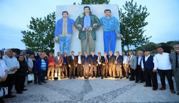 Güzelbahçe’de “Üç Fidan Anıtı” Açıldı