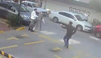 Taksici, sokakta kadına şiddet uygulayan kişiye böyle müdahale etti  