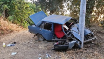 Aydın’da çaldıkları araçla İzmir’de kaza yapan 15 yaşındaki iki çocuk ağır yaralandı 