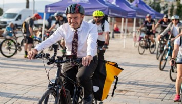 Başkan Soyer’den bisikletli ulaşım çağrısı