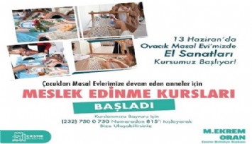 Çeşme Belediyesinin anneler için meslek edinme kursları başlıyor