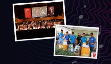 İki çocuk korosu Efes Selçuk'ta