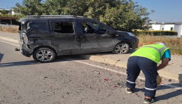 Çeşme'deki feci kazada 1 kişi öldü, 1 kişi ağır yaralandı
