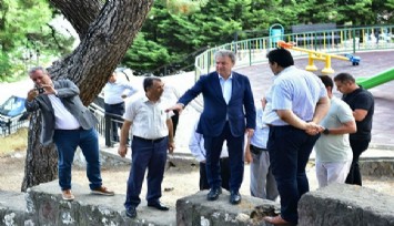 Bornova Belediyesinden parklara “yaz” düzenlemesi