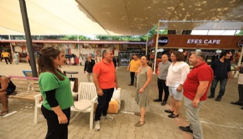 Efes esnafından Başkan Sengel’e teşekkür