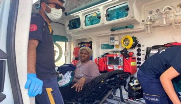 Ege Denizi’nden Yunan adalarına geçmeye çalışırken botta doğum yapan mülteci kadını Türk Sahil Güvenlik Ekipleri kurtardı