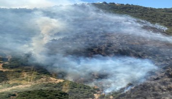 Ödemiş’deki orman yangını kontrol altına alındı