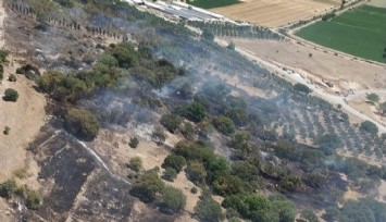 Aliağa’da yangın: Havadan ve karadan müdahale ediliyor