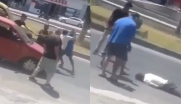 Güreşçi tartıştığı otomobil sürücüsünü kündeye getirerek hastanelik etti