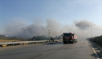 Sarnıç ve Kısıkköy’de fabrikalara da sıçrayan yangın kontrol altına alındı