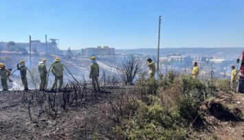 İzmir’de yangın: 1 helikopter ve 4 arazözle müdahale ediliyor