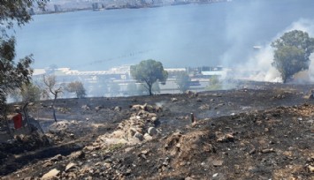 İzmir'de yangınsız gün geçmiyor, bu kez de Bayraklı’dan dumanlar yükseldi