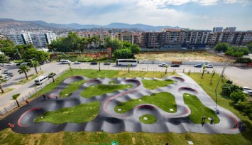 İzmir’in ilk ‘pump track parkuru’ Karşıyaka’da