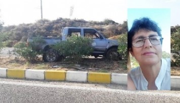 Orman işçisi kadın, kazada öldü  