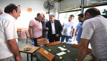 Başkan İduğ vatandaşla buluştu