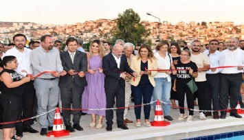 Çiğli Belediyesinin park, yüzme havuzu ve spor kompleksi açıldı