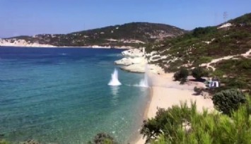 İzmir'de denizde bulunan el bombası imha edildi