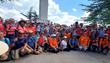 Tarihi yürüyüş büyük ilgi görüyor