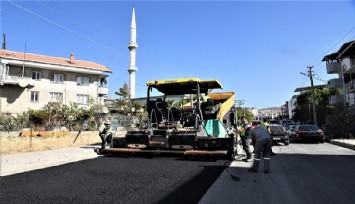 Bornova Belediyesi’nden 21 bin 500 ton asfalt hizmeti