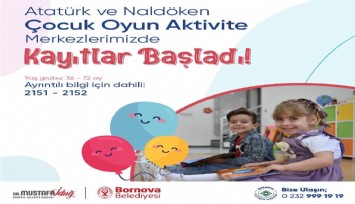 Bornova’da 8 Çocuk Oyun Aktivite Merkezi