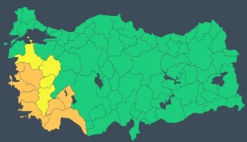 Meteoroloji’den Ege illeri için bugün de turuncu ve sarı kodlu uyarı