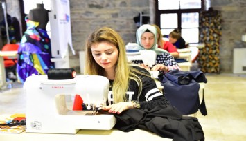 Altın iğne projesiyle kadınlara istihdam garantisi