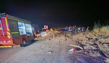 Manisa’da otomobil tarlaya uçtu: 1 ölü