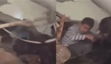 Çocuklar enkazdan böyle çıkarıldılar: Yaşam üçgeninde gözyaşları