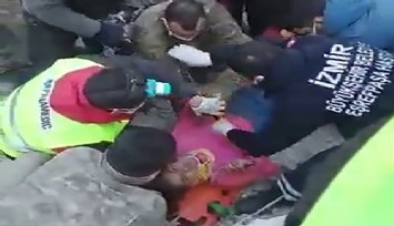 Enkazdan çıkarılan çocuğa ilk müdahale İzmirli gönüllü doktordan