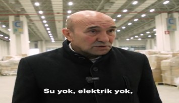 Başkan Soyer ağlayarak paylaştı: Su yok, elektrik yok, ekmek yok