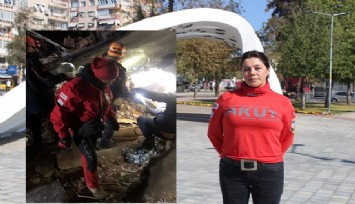 İzmir'deki depremde oğlunu kaybetti, yardım için enkaz alanına koştu  