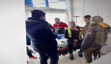 Haluk Levent yardım götürürken kaza geçirdi