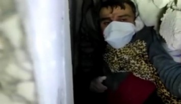 Umudun adı Hatay oldu, baba ile kızı enkaz altından ekiplere el salladı