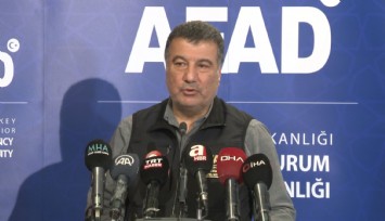 Orhan Tatar: “Şu ana kadar toplamda 3 bin 858 artçı sarsıntı var”