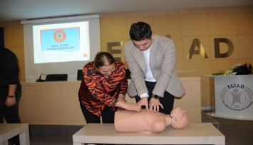 EGİAD’dan deprem sonrası ilk yardım eğitimi