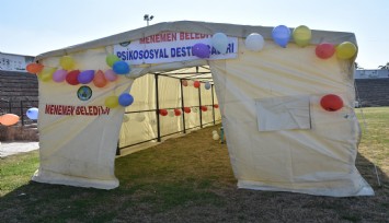 Menemen Belediyesinden depremzedelere psikolojik destek