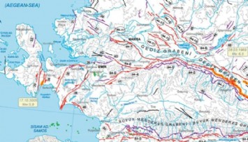 İzmir fay hatları nereden geçiyor?
